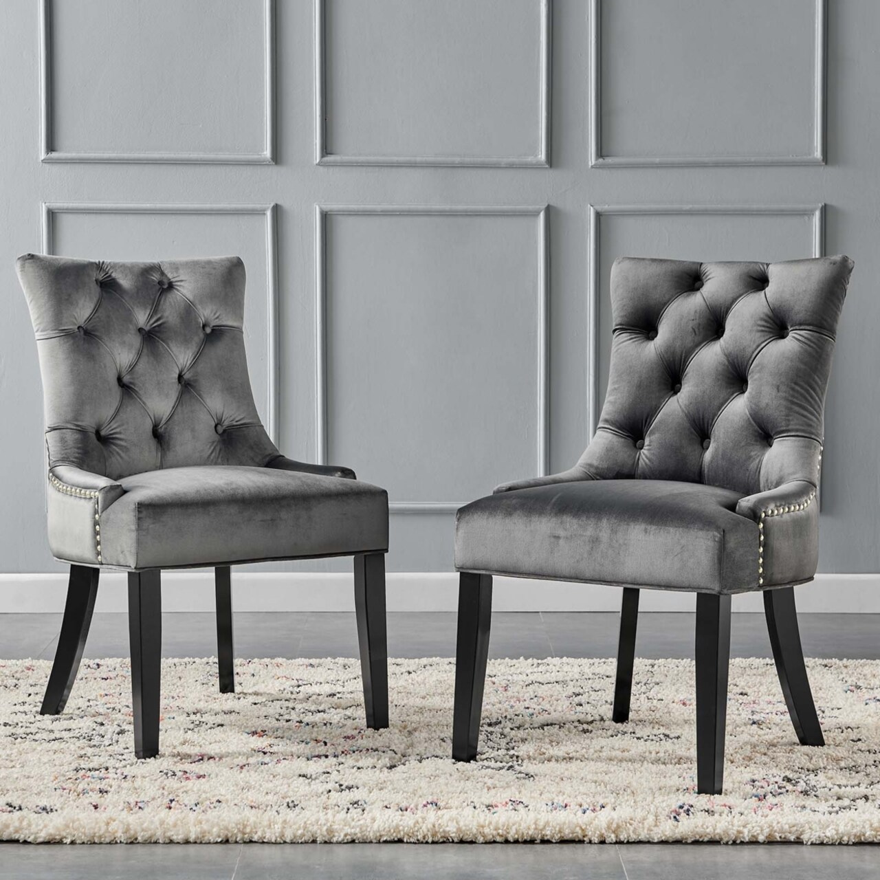 Modway Regent Tufted Performance Velvet Dining Side Chairs - Set of 2-EEI-3780
